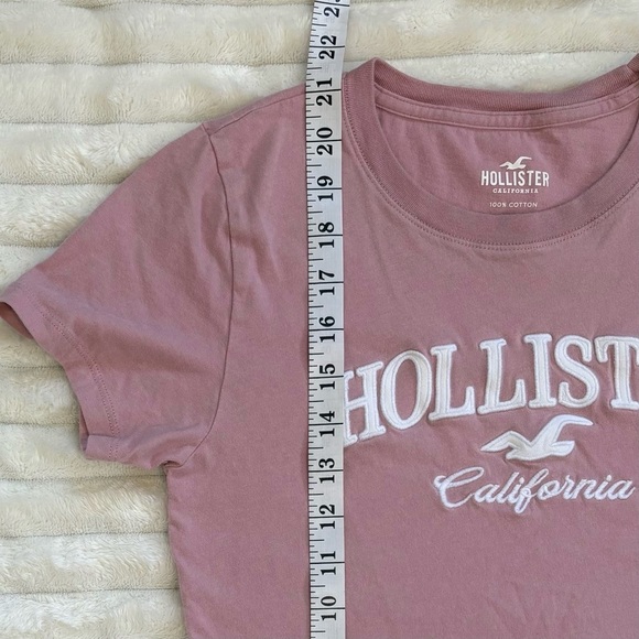 Hollister Short Sleeve Logo Cotton Tee Shirt XS - Picture 5 of 5